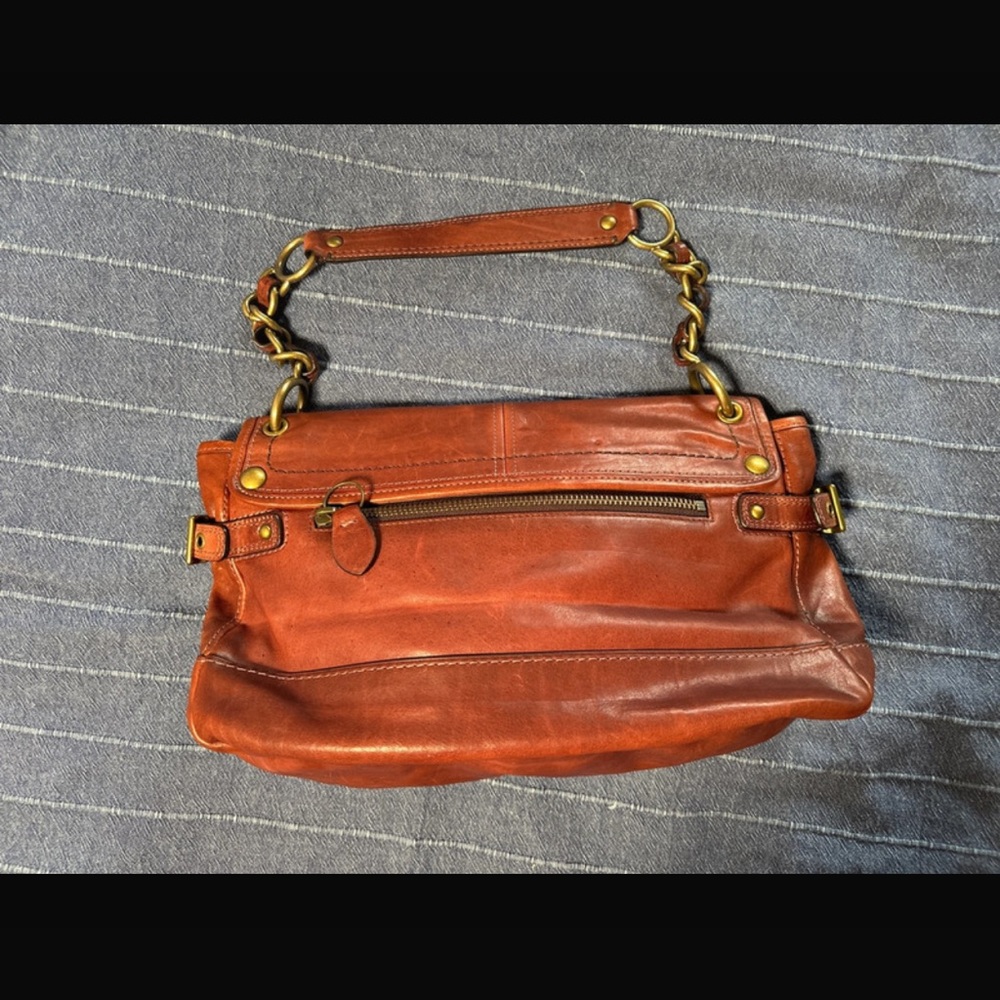 Vintage Coach 65th anniversary legacy Leigh cognac leather satchel - Picture 2 of 15